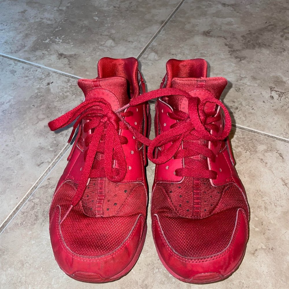 Nike Huarache Red Sneakers